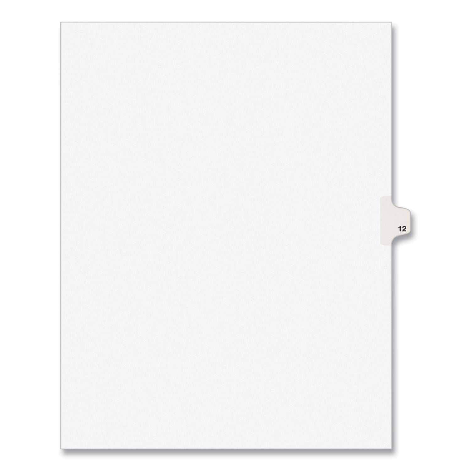 Preprinted Legal Exhibit Side Tab Dividers | 10-Tab