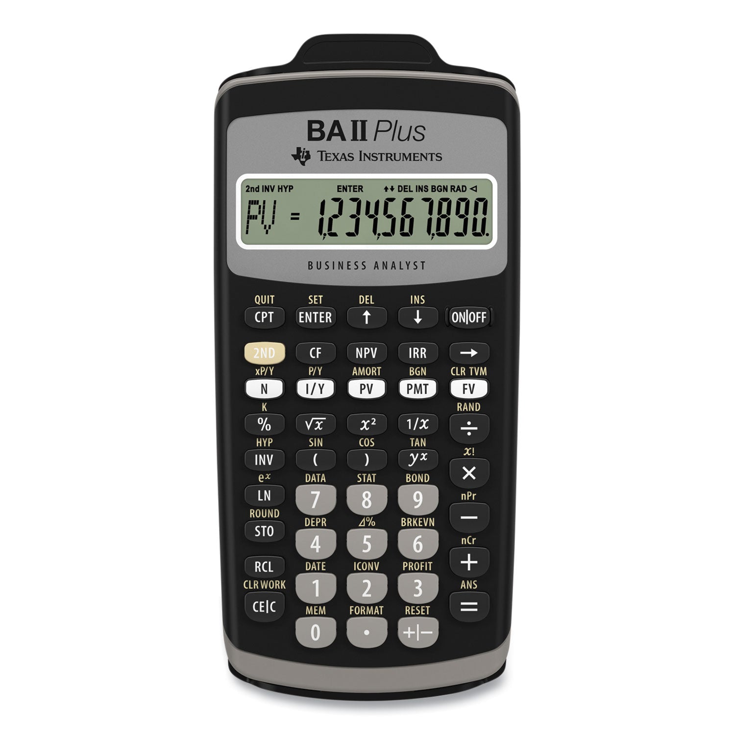 Texas Instruments Baiiplus Financial Calculator, 10-Digit Lcd - Bloom Skins