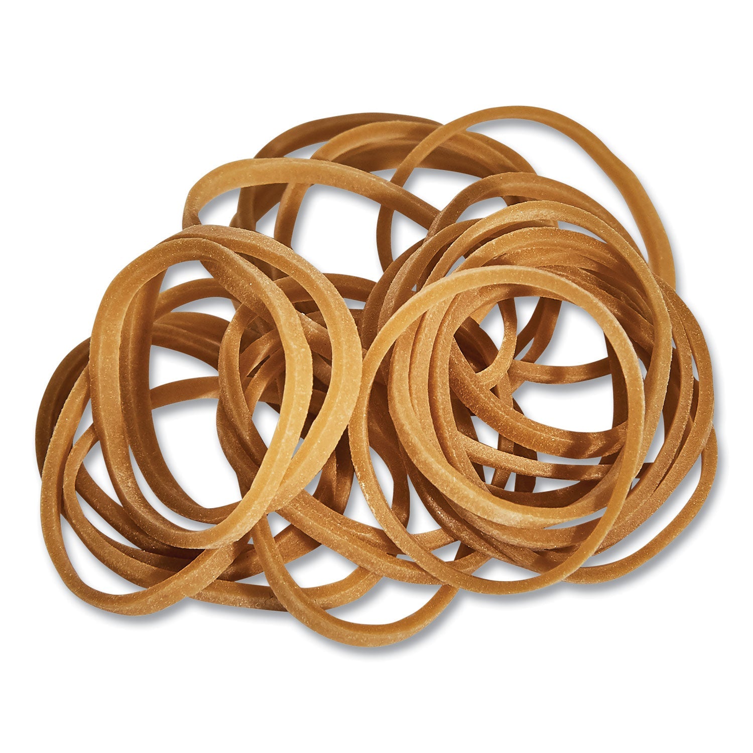 Universal® Rubber Bands, Size 10, 0.04" Gauge, Beige, 1 Lb Box, 3,400/pack