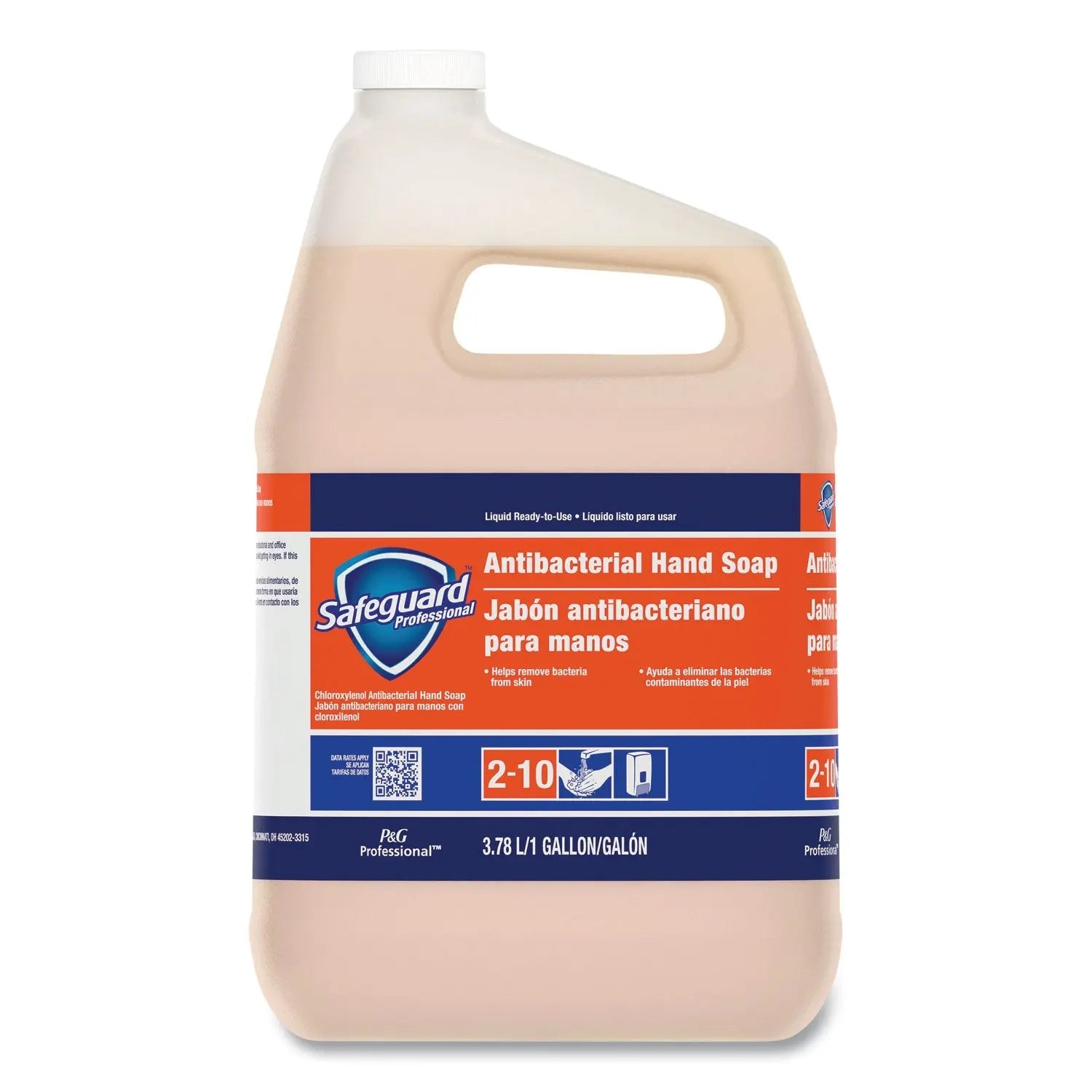 Safeguard™ Professional Antibacterial Liquid Hand Soap, Light Scent, 1 gal, 2/Carton