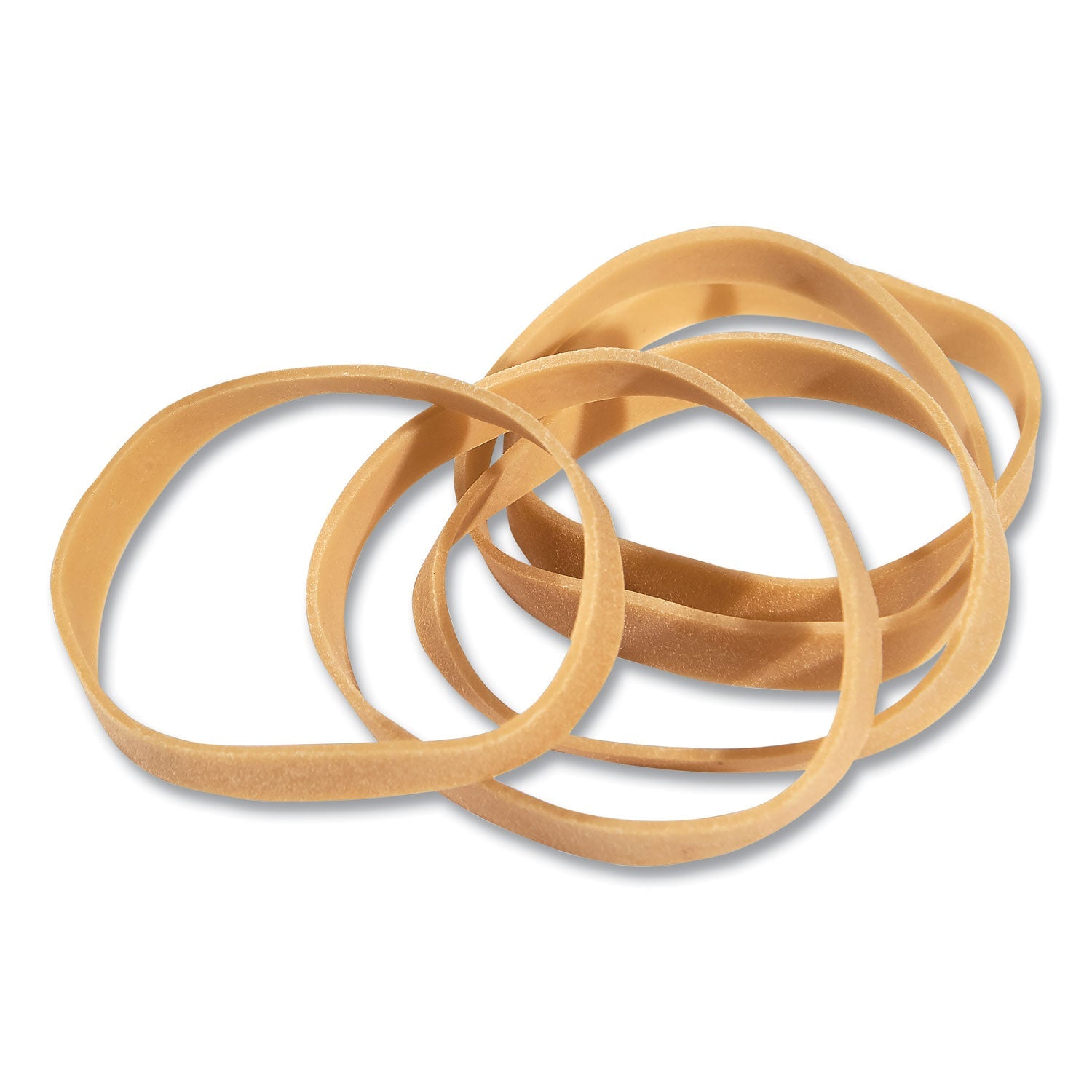 Universal® Rubber Bands, Size 62, 0.04" Gauge, Beige, 1 Lb Box, 490/pack