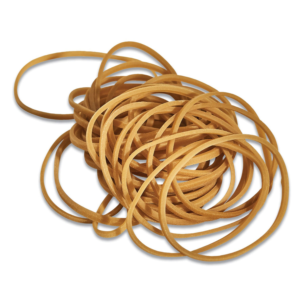 Universal® Rubber Bands, Size 14, 0.04" Gauge, Beige, 1 Lb Box, 2,200/pack