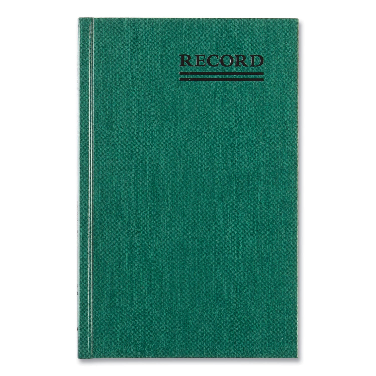 National® Emerald Series Account Book, Green Cover, 9.63 X 6.25 Sheets, 200 Sheets/book