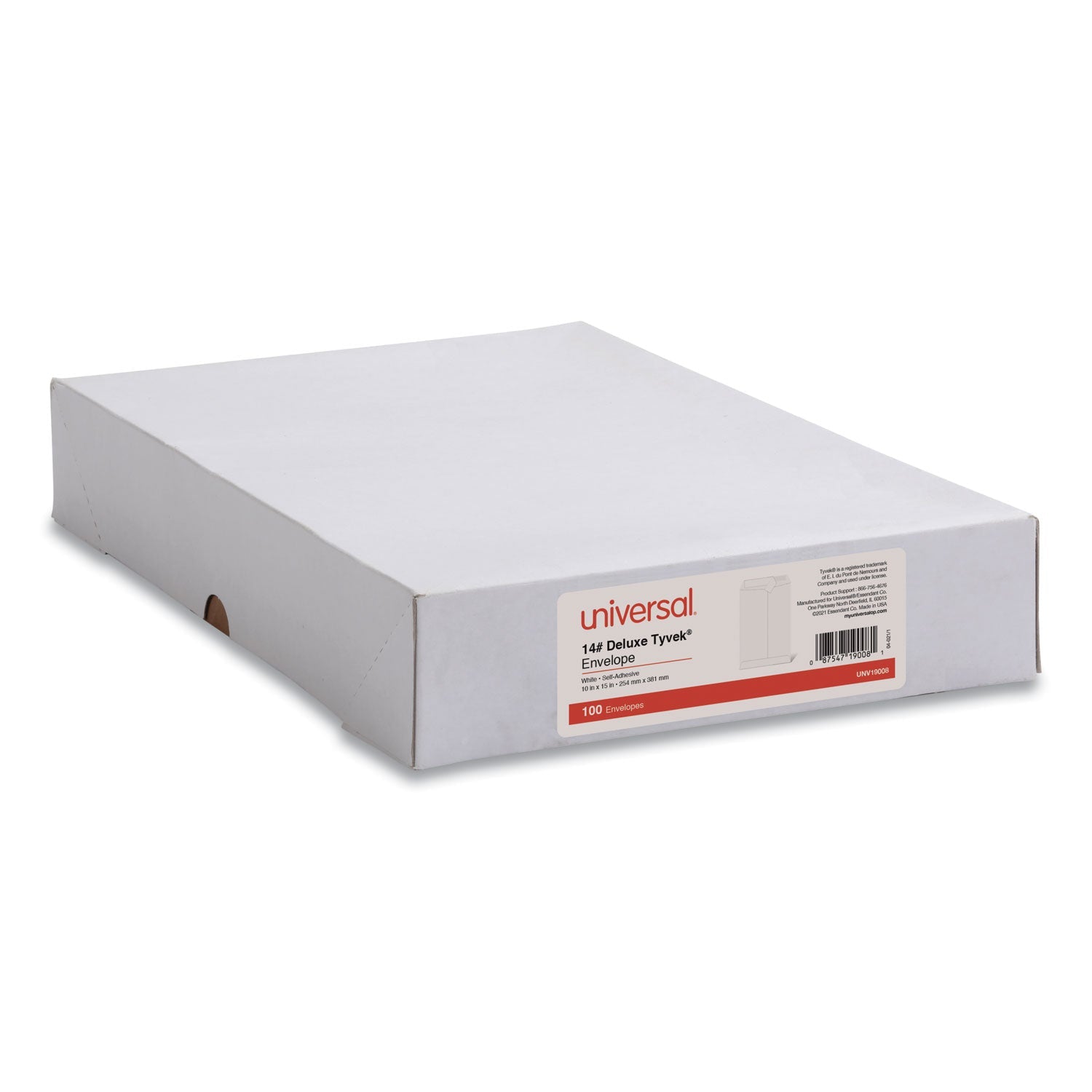 Deluxe Tyvek Envelopes | #15 10x15, 100/Box
