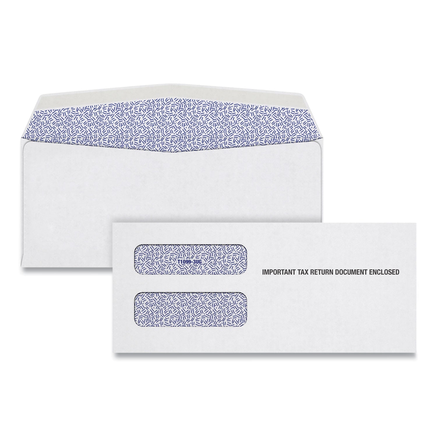 1099 Double Window Envelope | 24-Pack Gummed