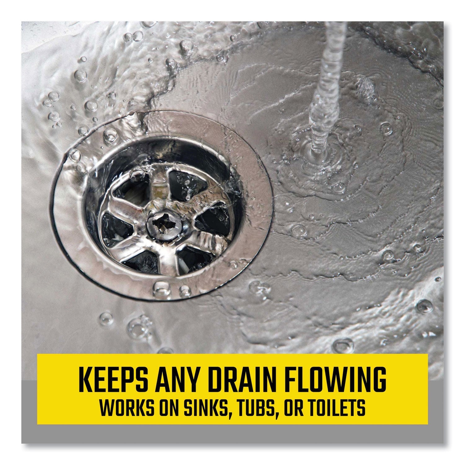 CLR® Clog-Free Drain Cleaner, 4.5 oz Aerosol Spray, 6/Carton