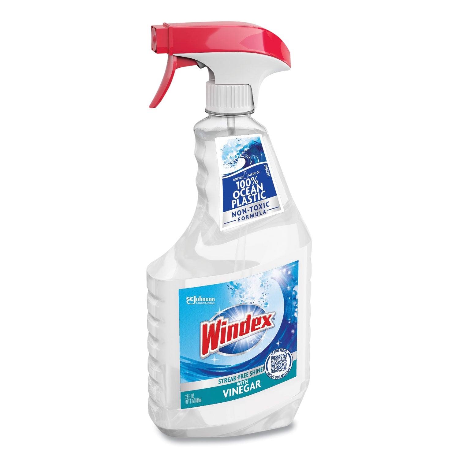 Windex® Multi-Surface Vinegar Cleaner, Fresh Clean Scent, 23 Oz Spray Bottle