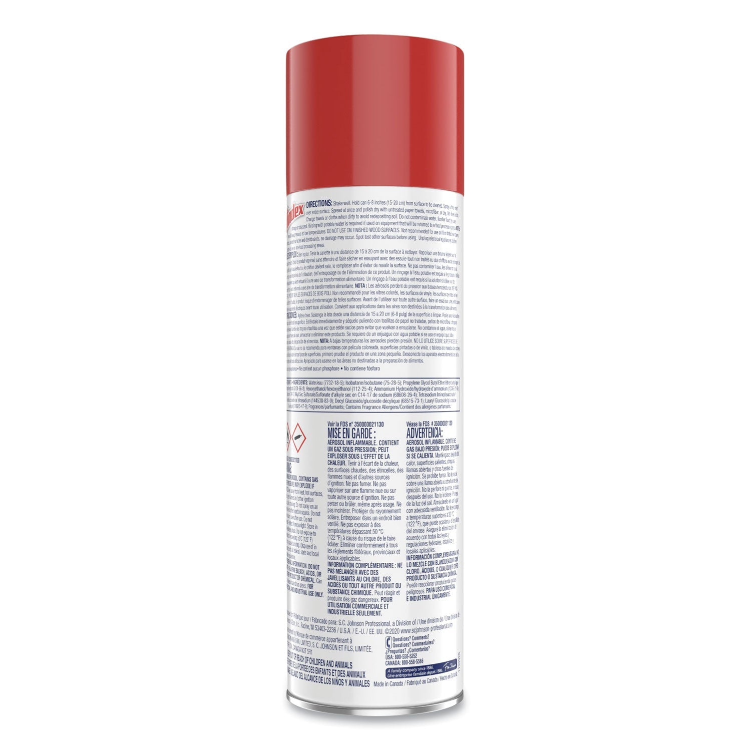 Windex® Foaming Glass Cleaner, Fresh, 20 oz Aerosol Spray