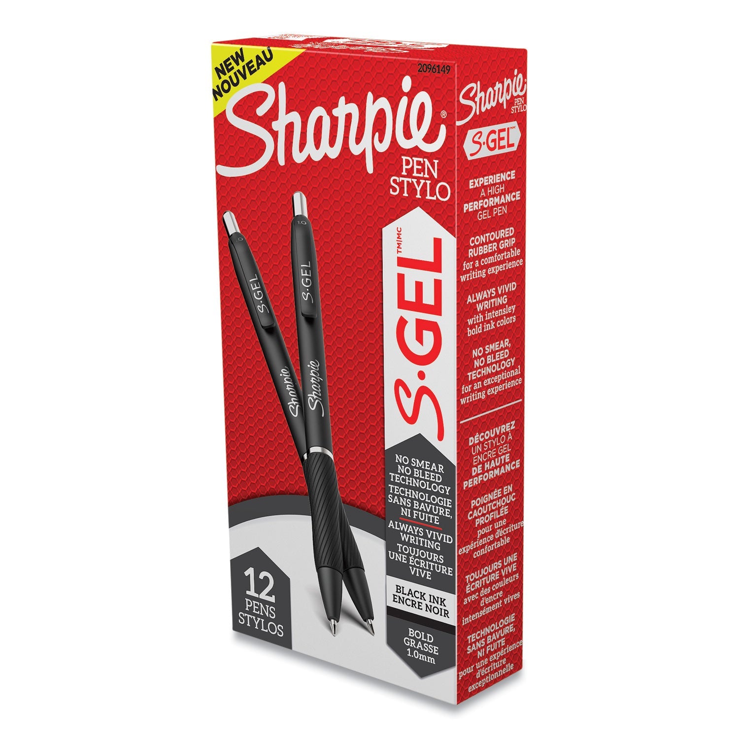 S-Gel High-Performance Gel Pen | Black Ink, Bold