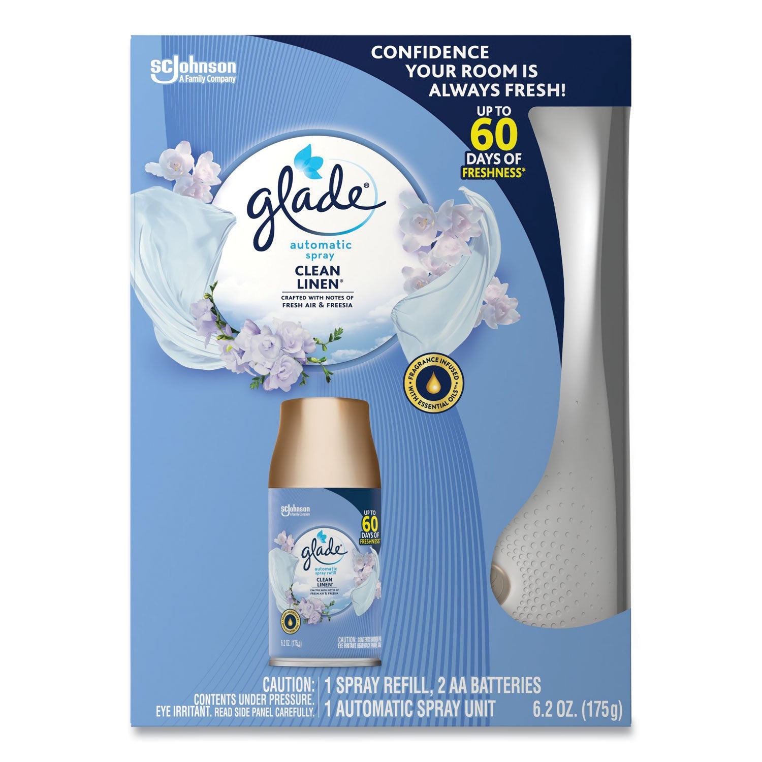 Automatic Spray Kit | Glade® Clean Linen 4-Carton