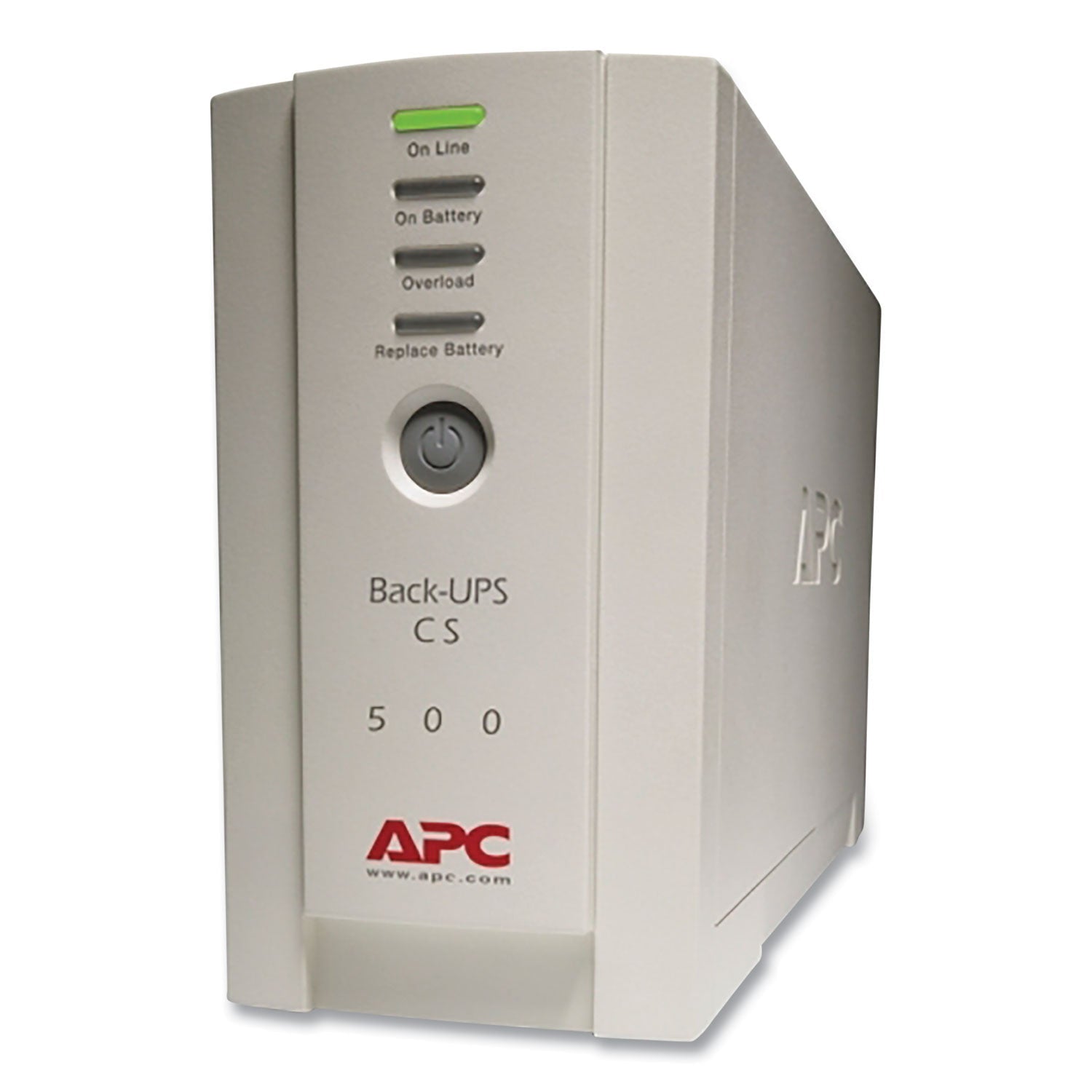 APC® Bk500 Back-Ups Cs Battery Backup System, 6 Outlets, 500 Va, 480 J