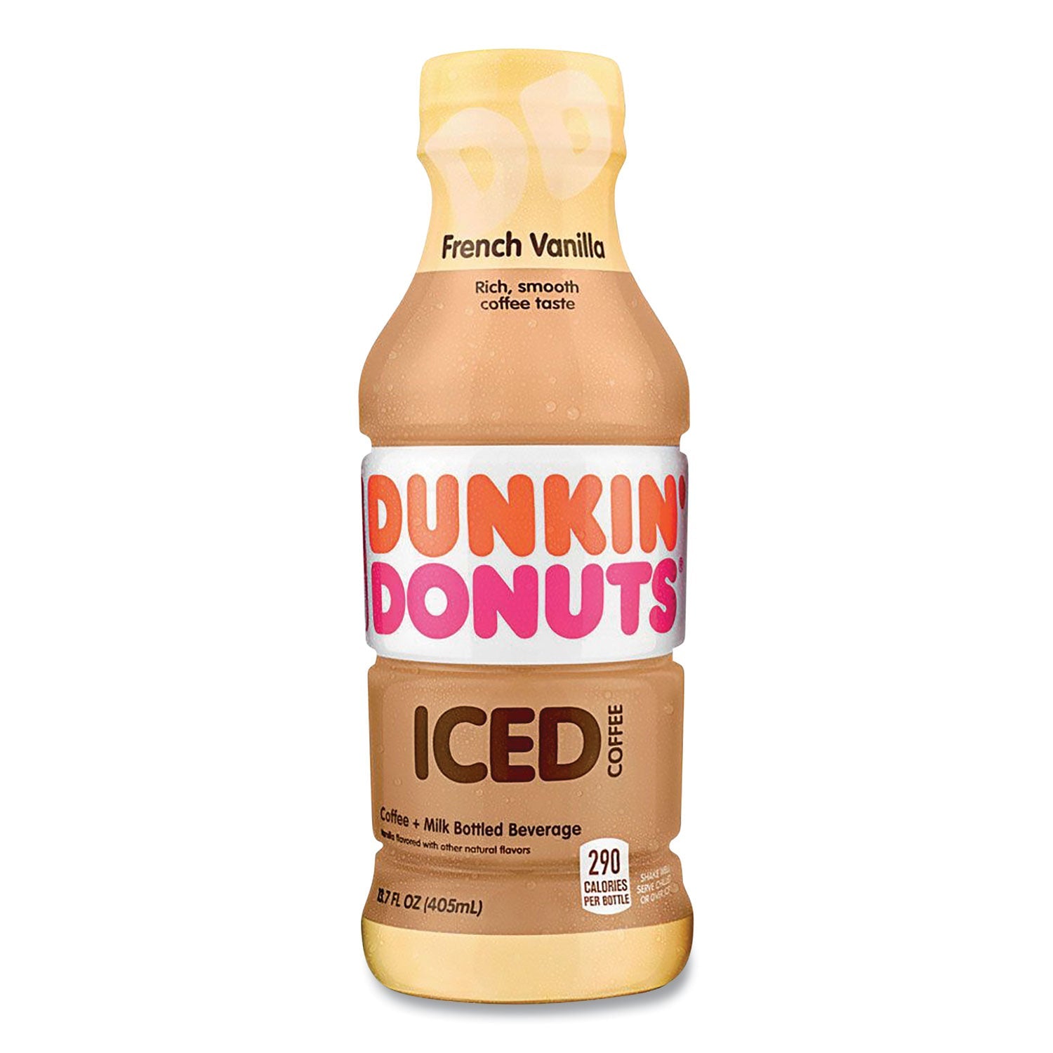 Dunkin'® French Vanilla Iced Coffee Drink, 13.7 Oz Bottle, 12/carton