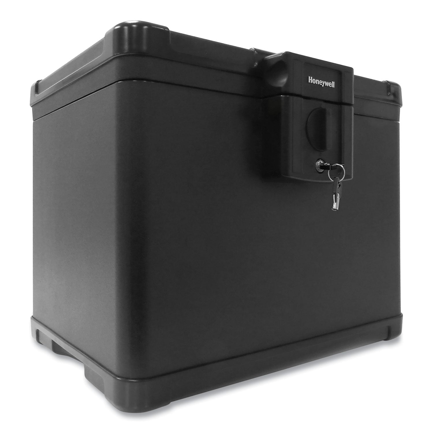 Molded Fire & Water File Chest | Black