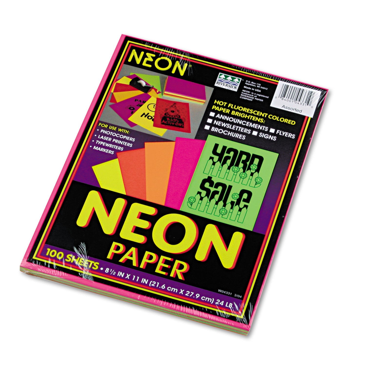 Neon Colored Bond Paper | Pacon® Array, 100/Pack
