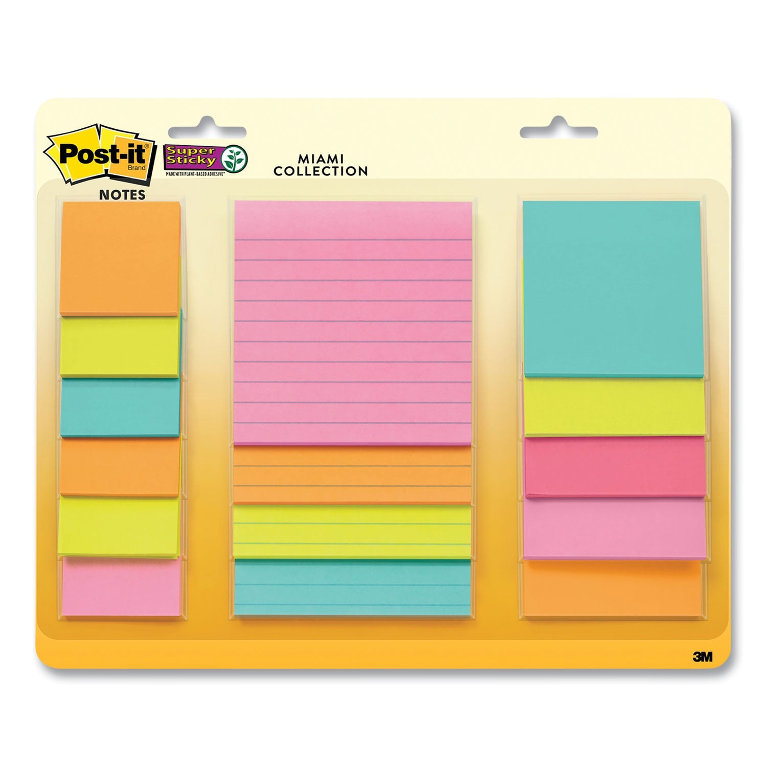 Super Sticky Pads | Neon | 15-Pad Set