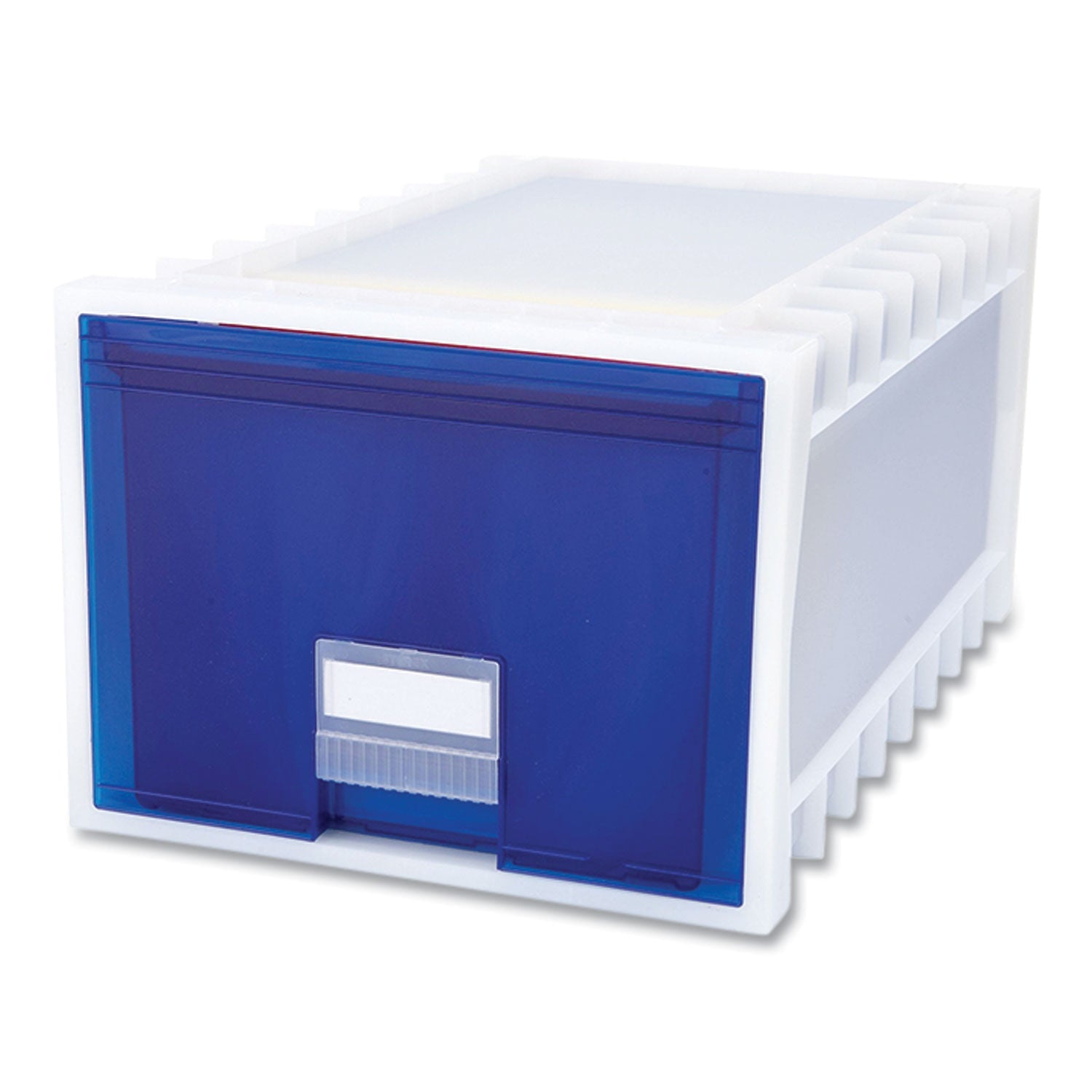 Archive Storage Drawers | Storex | Blue/White