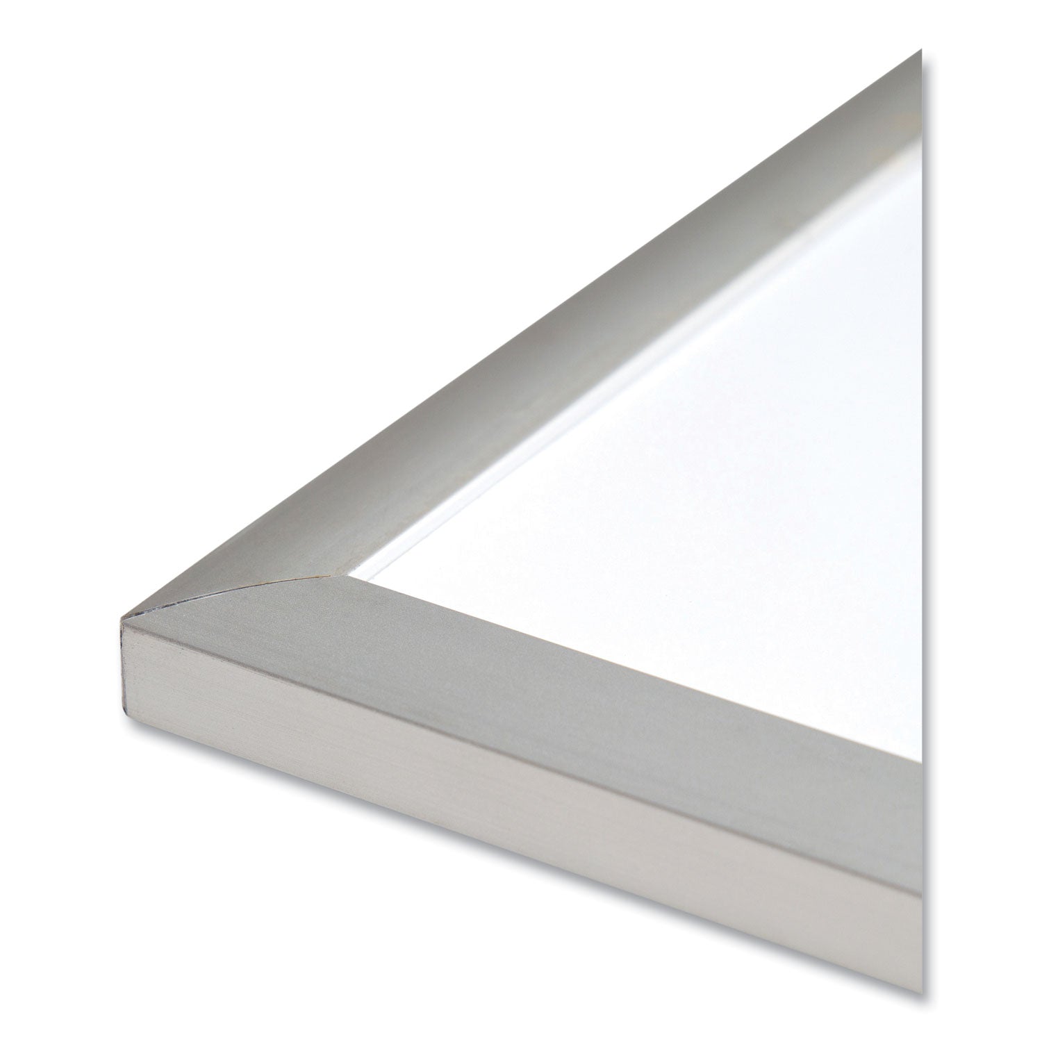 U Brands Magnetic Dry Erase Board with Aluminum Frame, 72" x 48" (Actual Size: 70" x 47"), White Surface, Satin Aluminum Frame