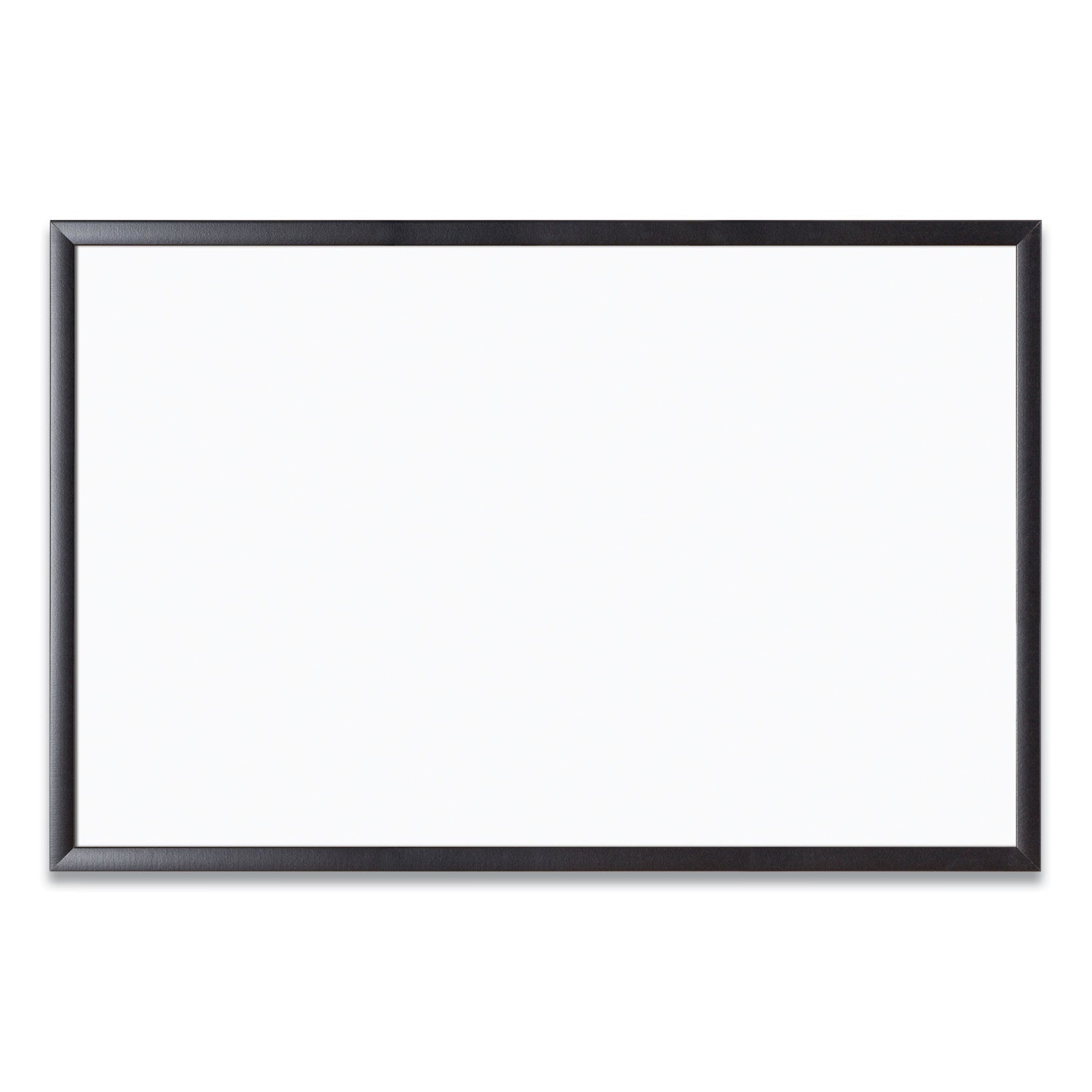 U Brands Magnetic Dry Erase Board with Wood Frame, 36" x 24" (Actual Size: 35" x 23"), White Surface, Black Wood Frame