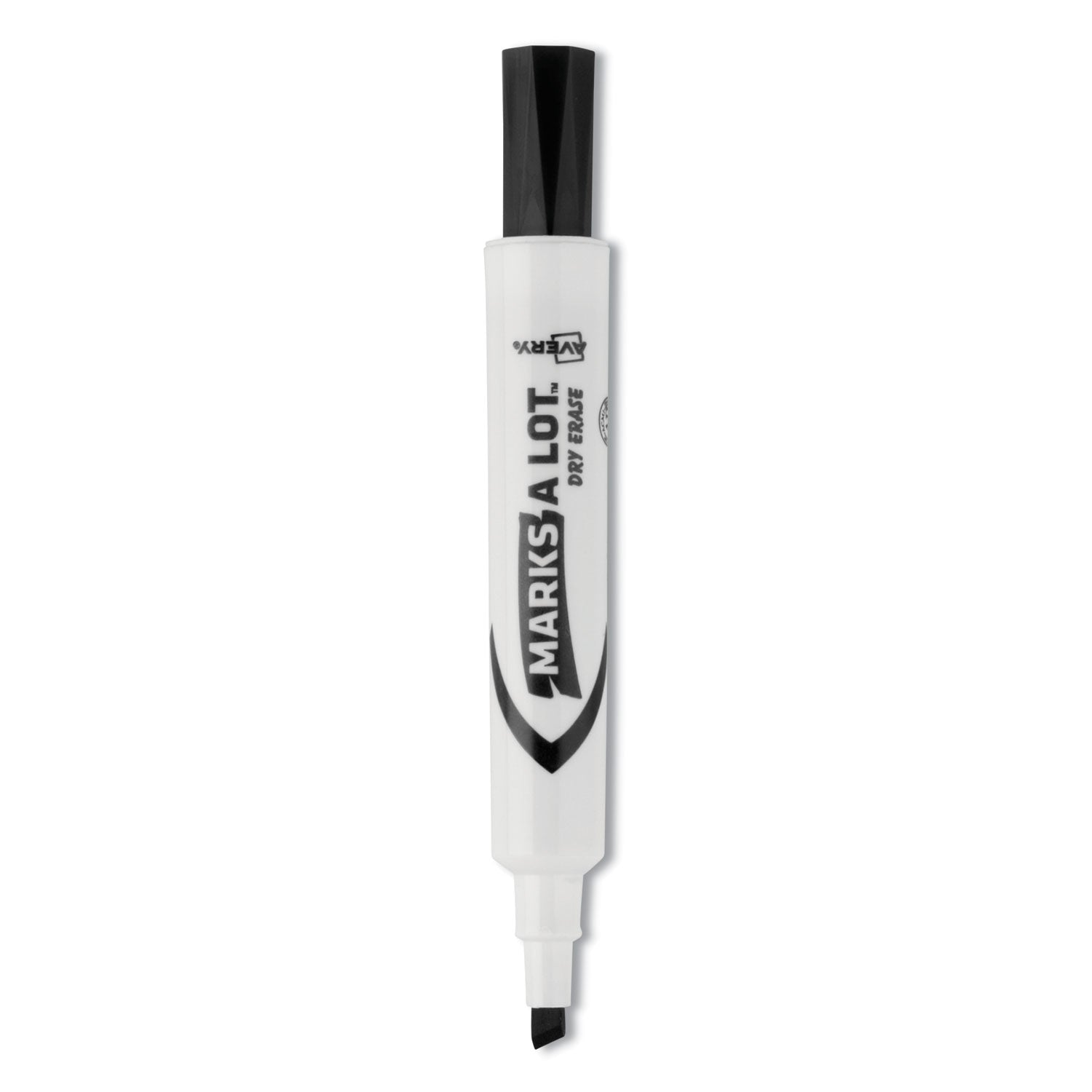 Desk-Style Dry Erase Marker | Black | Dozen