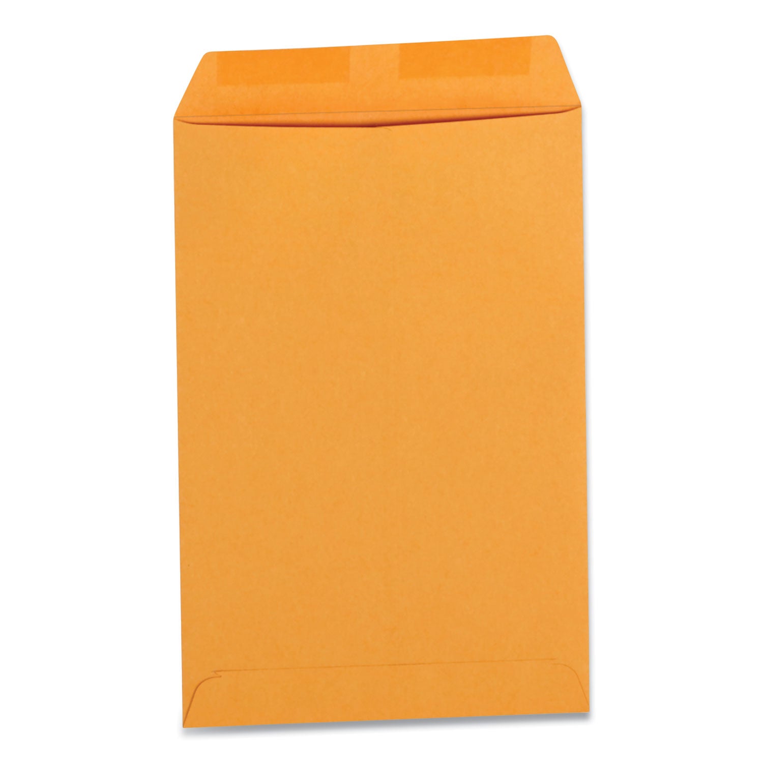 Universal® Self-Stick Open End Catalog Envelope, #1, Square Flap, Self-Adhesive Closure, 6 x 9, Brown Kraft, 100/Box