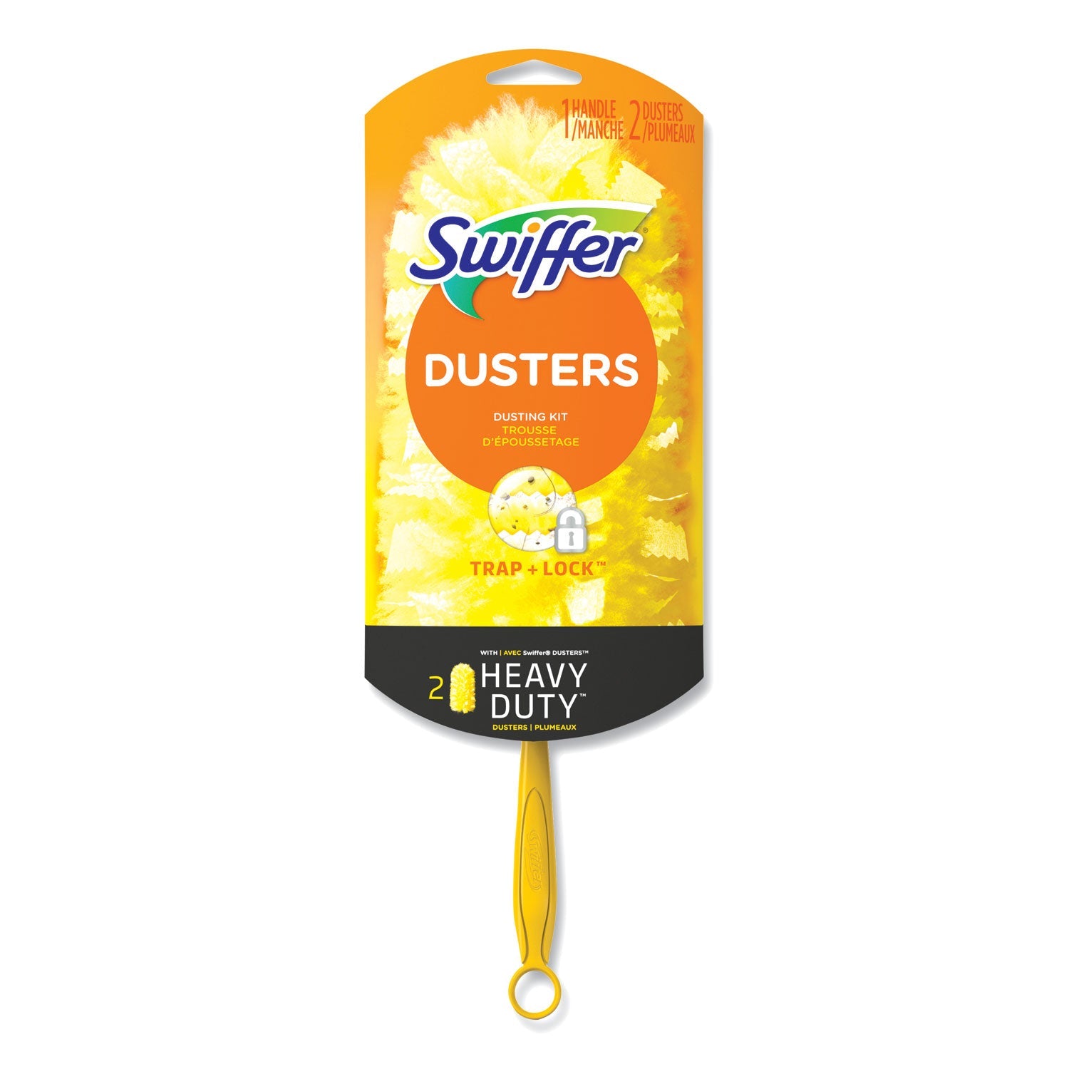 Swiffer® Heavy Duty Dusters Starter Kit, 6" Handle With Two Disposable Dusters
