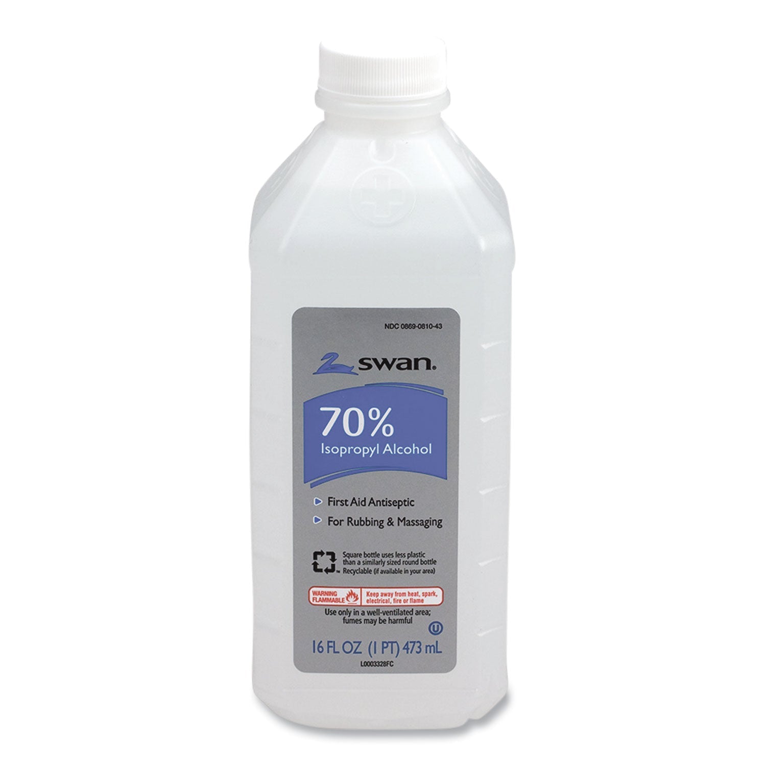 PhysiciansCare® by First Aid Only® First Aid Kit Rubbing Alcohol, Isopropyl Alcohol, 16 Oz Bottle - Bloom Skins