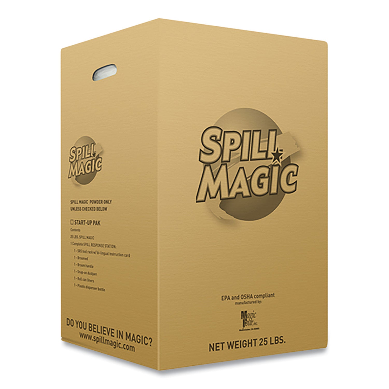 Spill Magic™ Sorbent, 25 lb Box - Bloom Skins