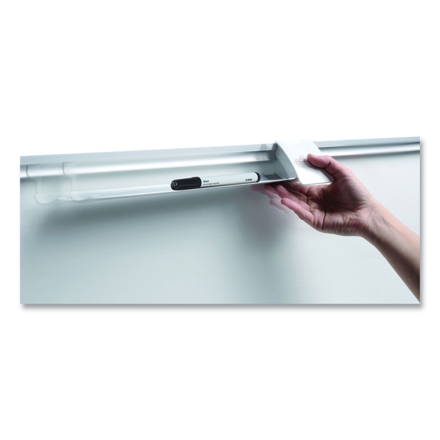 MasterVision® Magnetic Dry Erase Calendar Board, Monthly Planning/Scheduling, 36" x 24", White Surface, Satin Aluminum Frame