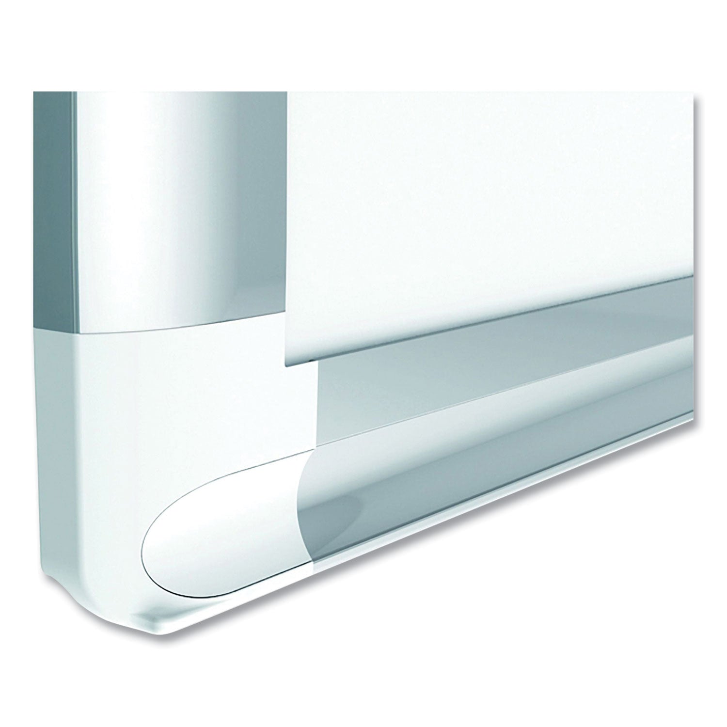 MasterVision® Ruled Magnetic Steel Dry Erase Planning Board, 48" x 36", White Surface, Satin Aluminum Frame