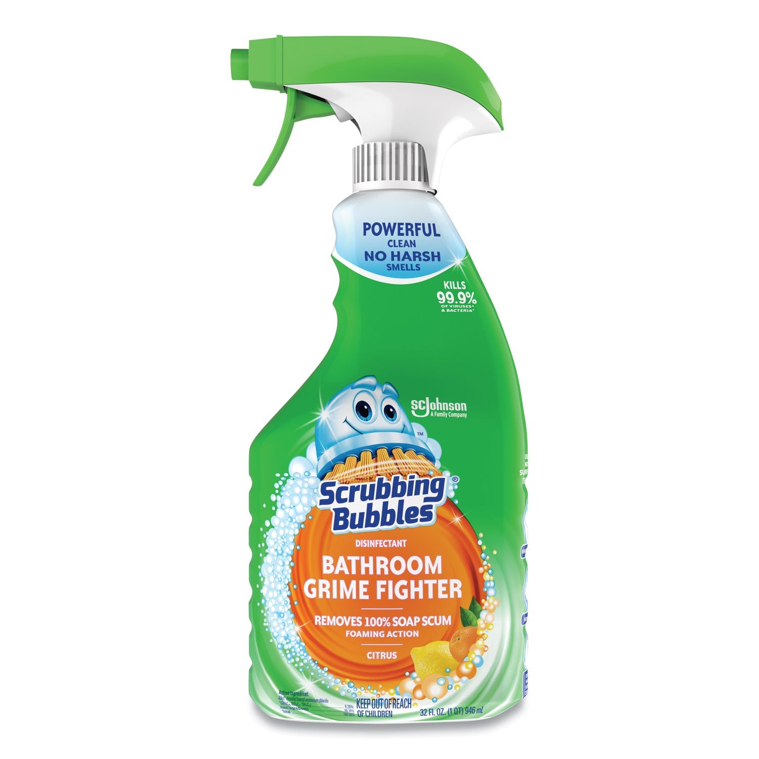 Scrubbing Bubbles® Multi Surface Bathroom Cleaner, Citrus Scent, 32 Oz Spray Bottle