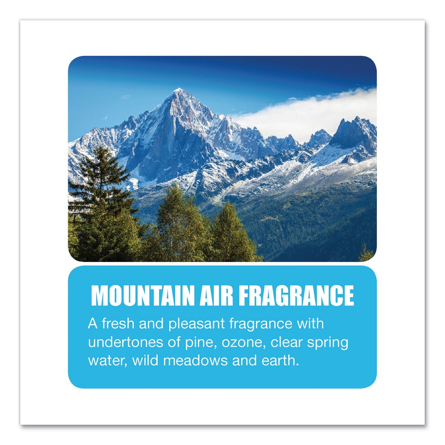 Big D Industries Odor Control Fogger, Mountain Air Scent, 5 Oz Aerosol Spray, 12/carton