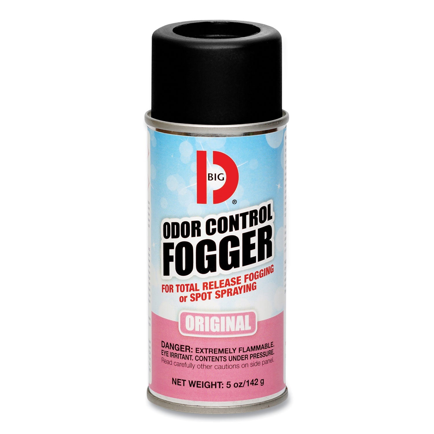 Big D Industries Odor Control Fogger, Original Scent, 5 Oz Aerosol Spray, 12/carton