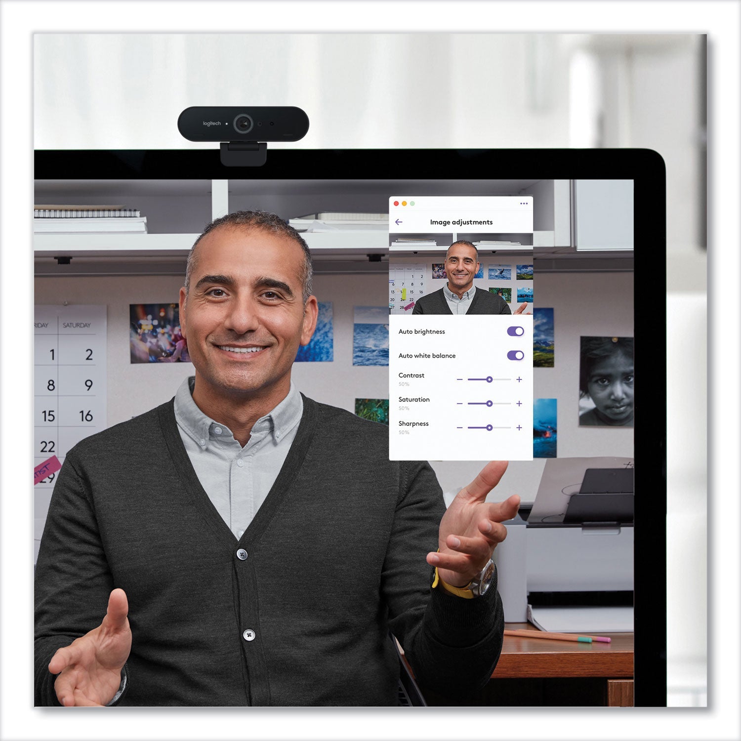 Logitech® Brio Ultra Hd Webcam, 1920 Pixels X 1080 Pixels, Black