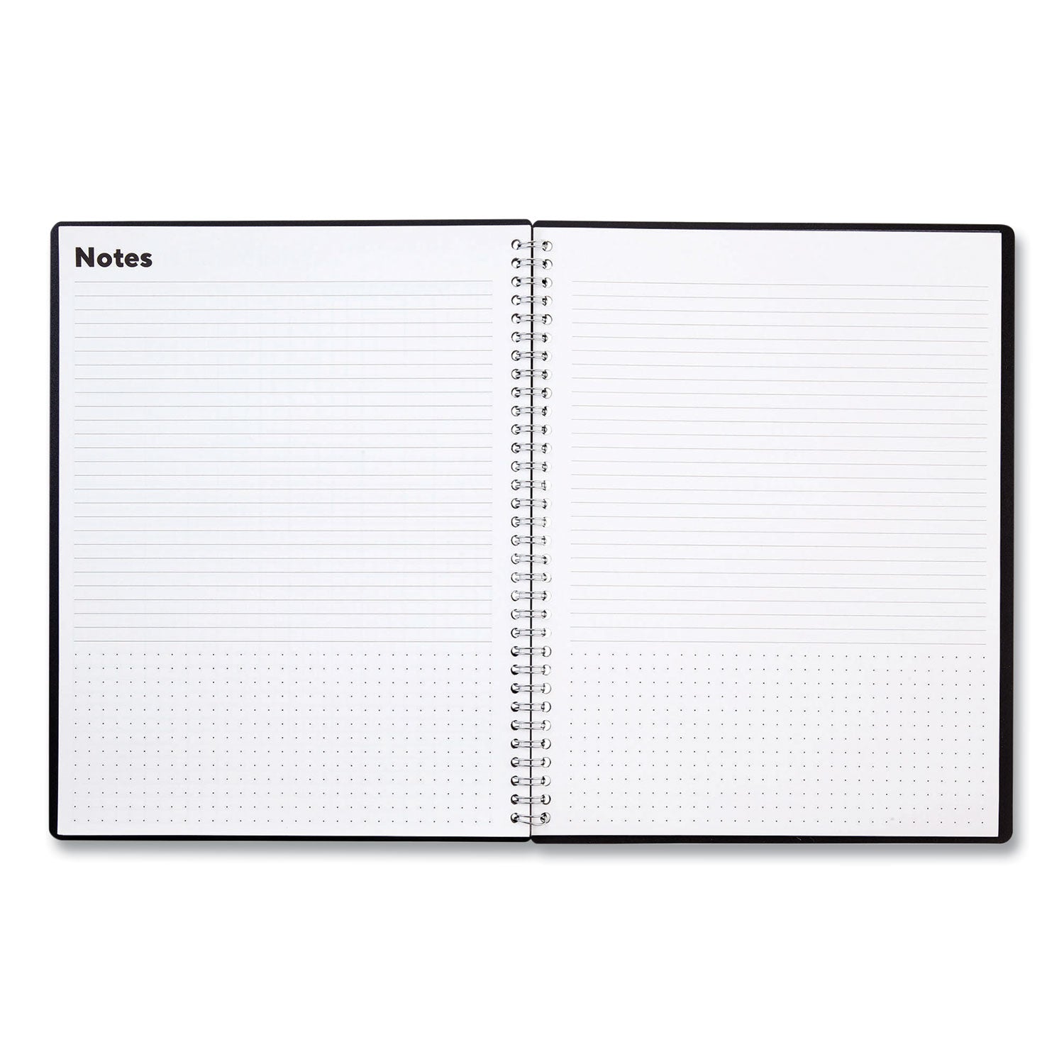 TRU RED™ Weekly Teacher Planner, Two-Page Spread (nine Classes), 11 X 8.5, Black Cover