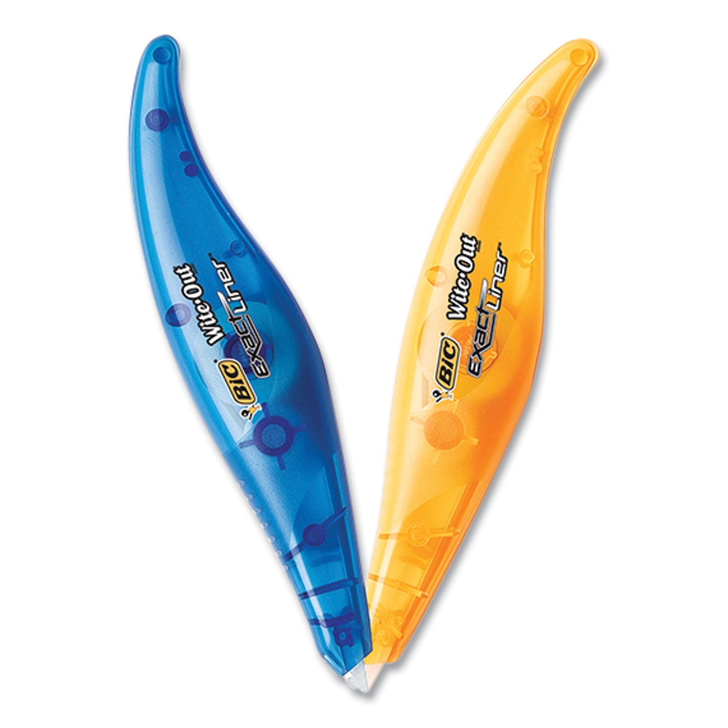 BIC® Wite-Out Brand Exact Liner Correction Tape, Non-Refillable, 0.2" x 236", 4/Pack