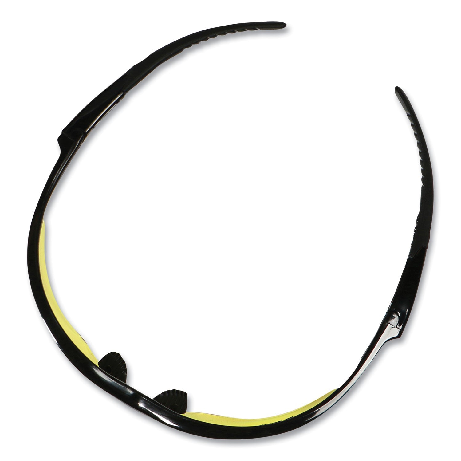 KleenGuard™ Nemesis Safety Glasses, Black Frame, Amber Lens, 12/Box - Bloom Skins