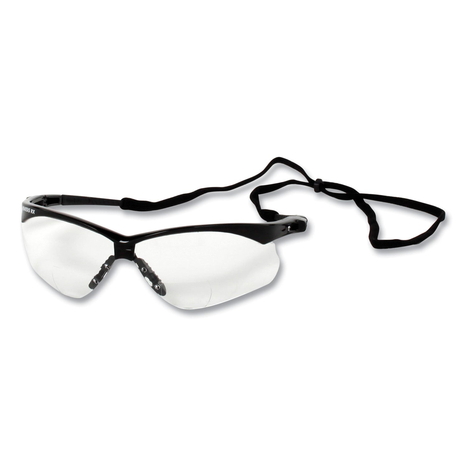 KleenGuard™ V60 Nemesis Rx Reader Safety Glasses, Black Frame, Clear Lens, +3.0 Diopter Strength, 6/Box - Bloom Skins