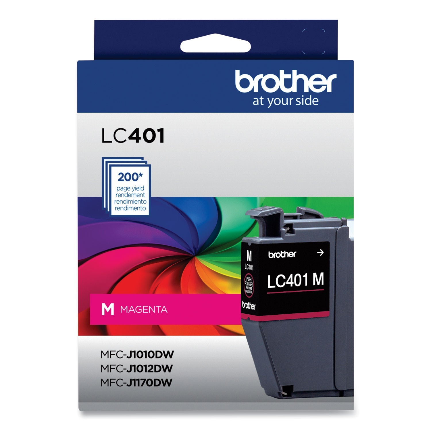 Brother Lc401ms Ink, 200 Page-Yield, Magenta - Bloom Skins