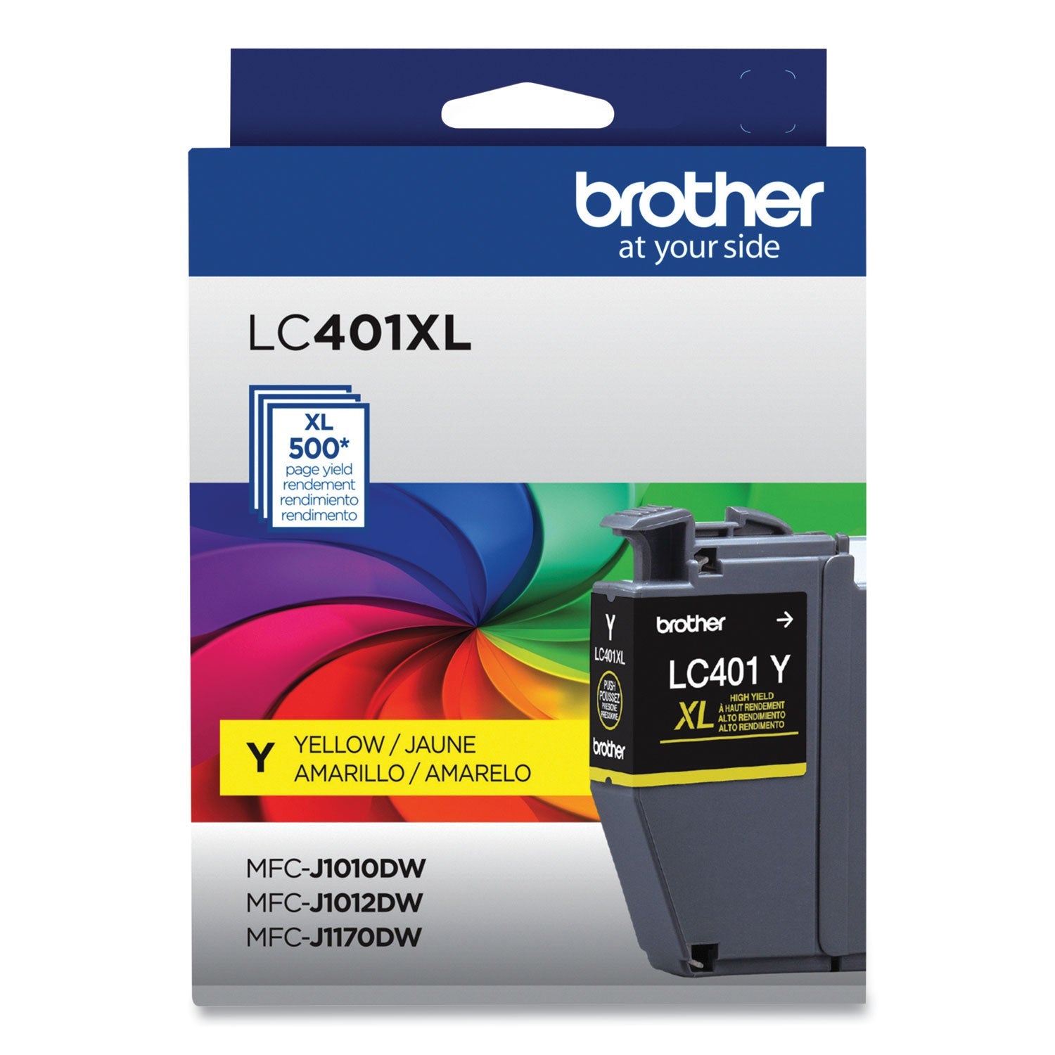 Brother Lc401xlys High-Yield Ink | Yellow