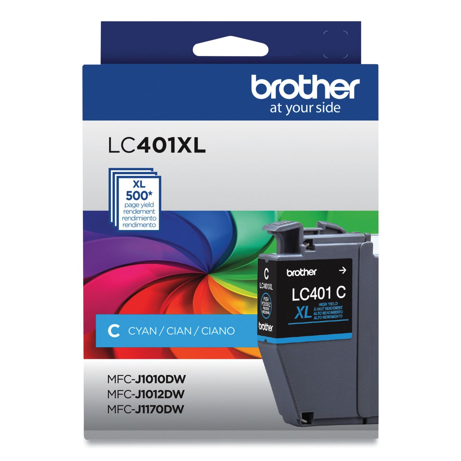 Brother Lc401xlcs High-Yield Ink | Cyan