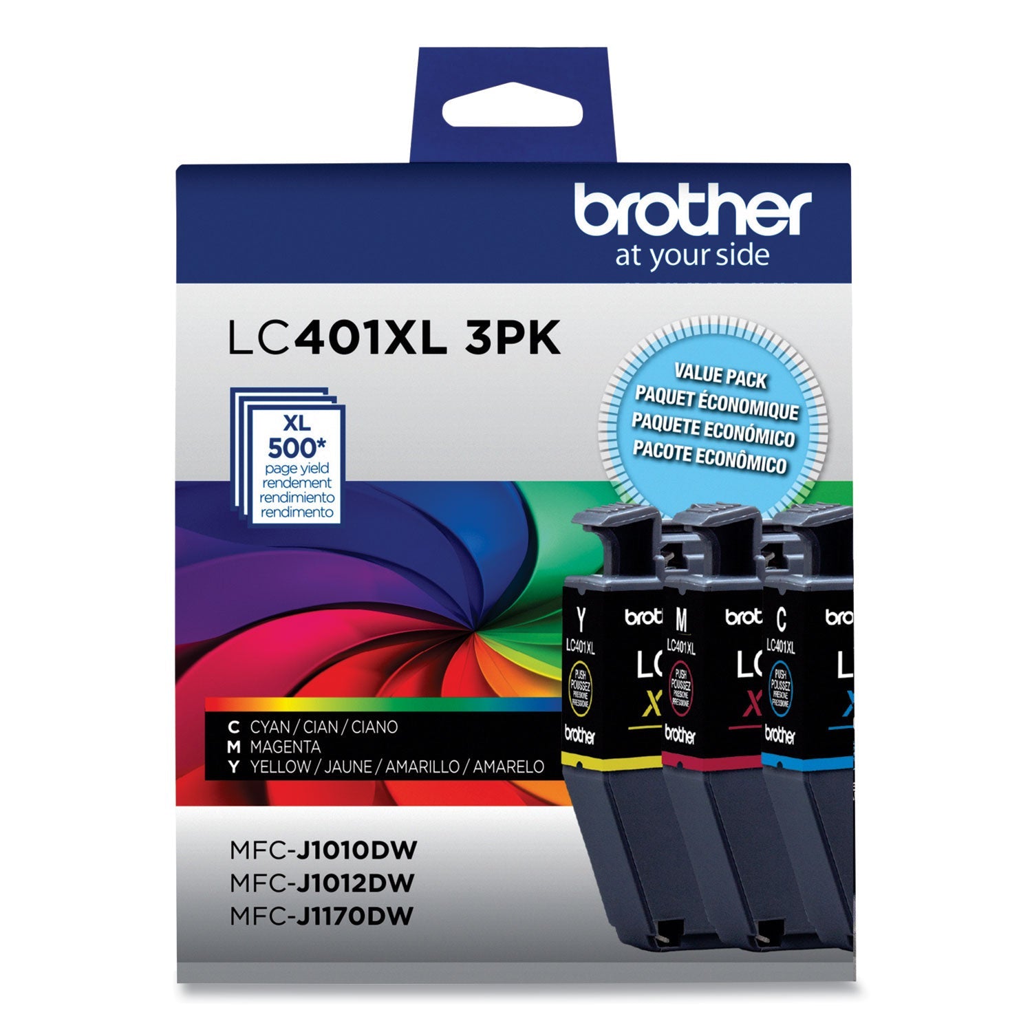 High-Yield Ink | CMY 3/pack | LC401XL3PKS