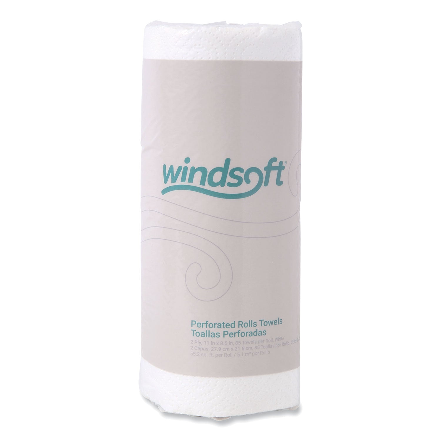 Kitchen Roll Towels | 2-Ply | White | 85-Roll