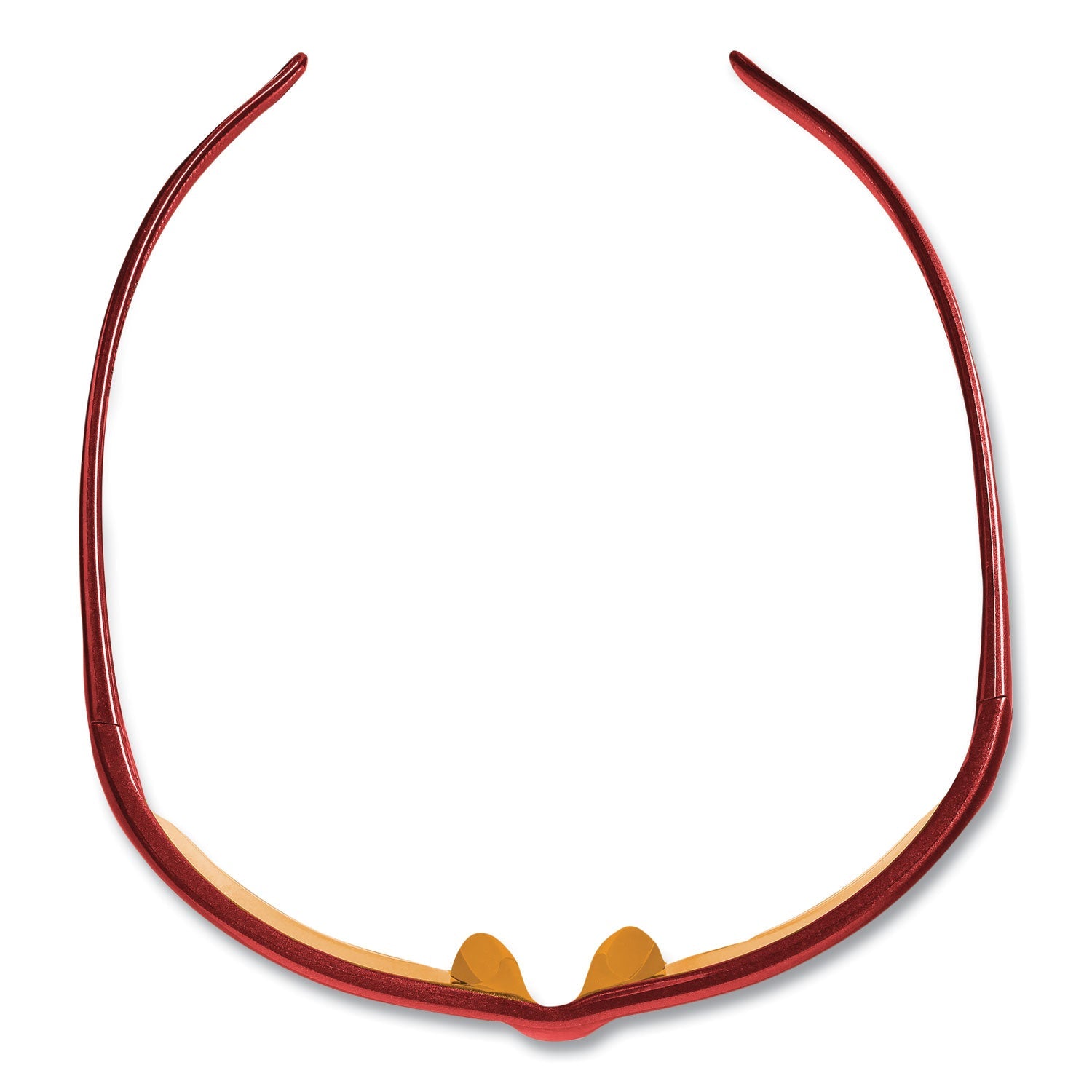 KleenGuard™ Equalizer Safety Glasses, Red Frames, Amber/Yellow Lens, 12/Box - Bloom Skins