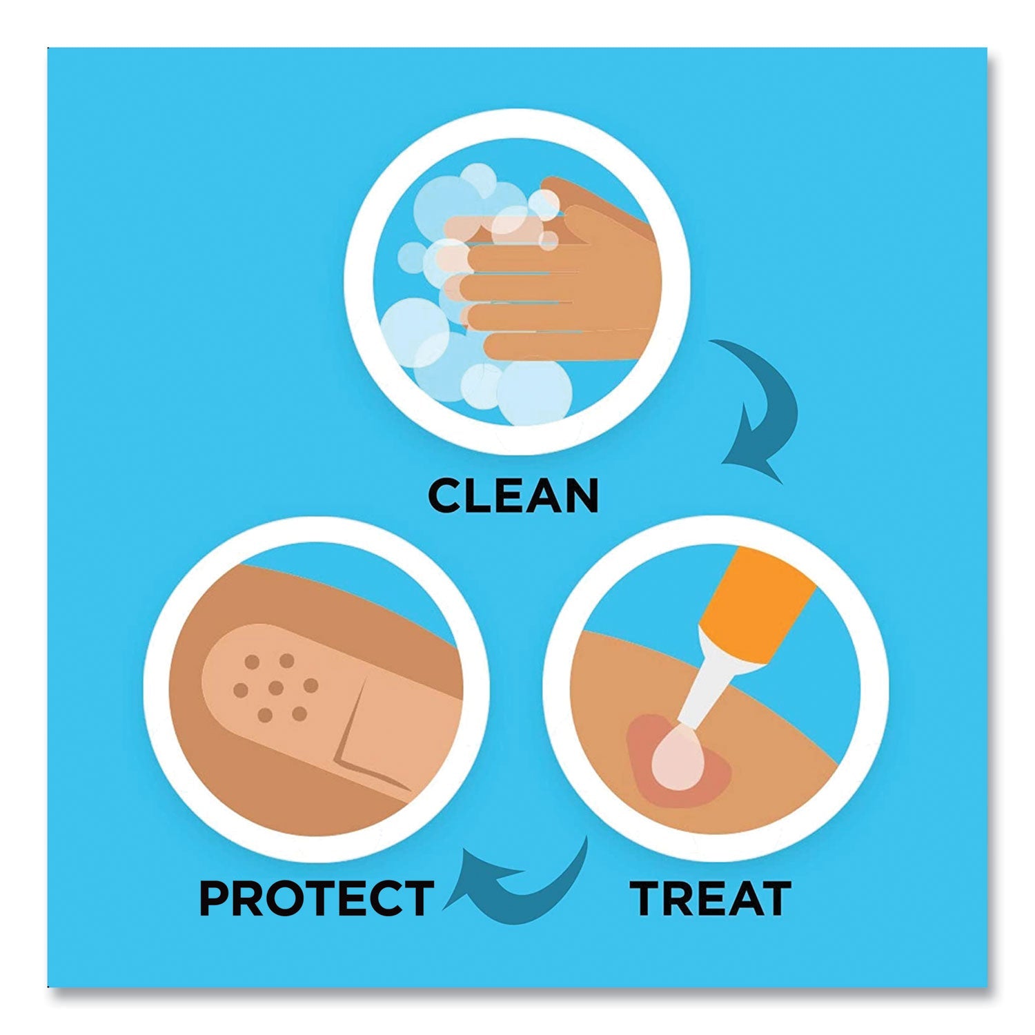 BAND-AID® Flexible Fabric Adhesive Bandages, 1 X 3, 100/box