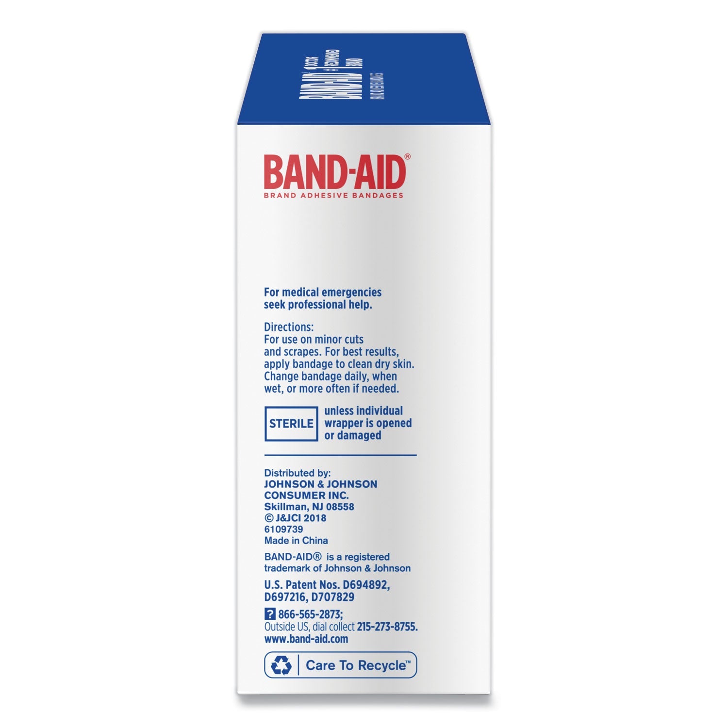 BAND-AID® Flexible Fabric Adhesive Bandages, 1 X 3, 100/box