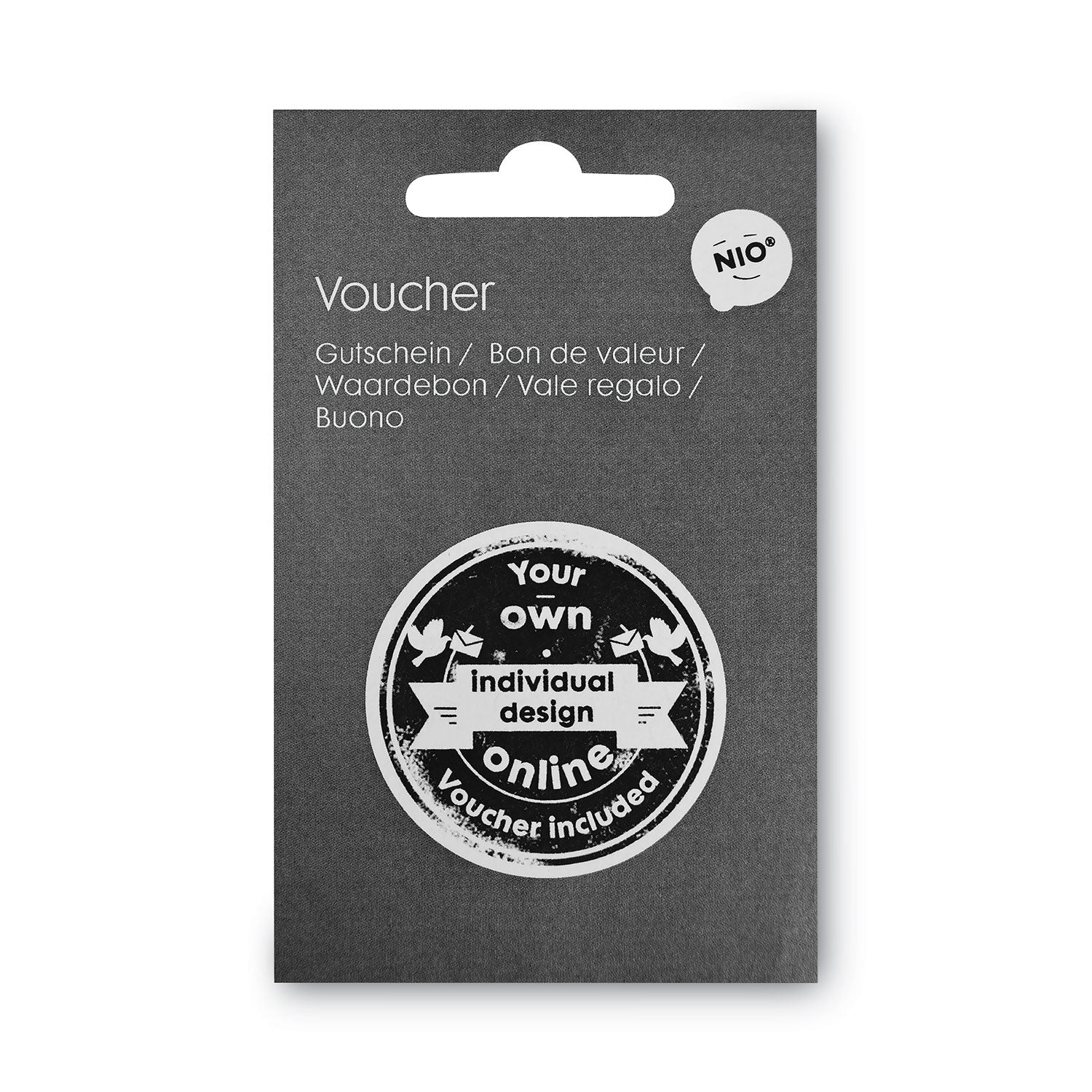 NIO® Custom Stamp Voucher, For Use With Nio 071509 Stamp