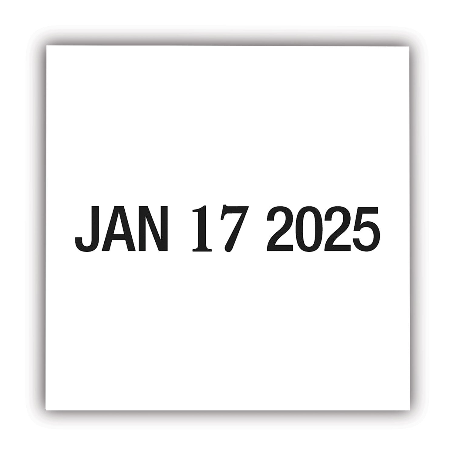 COSCO 2000PLUS® Self-Inking Heavy-Duty Line Dater, 5 Years, 1.25" x 0.63", Black Ink