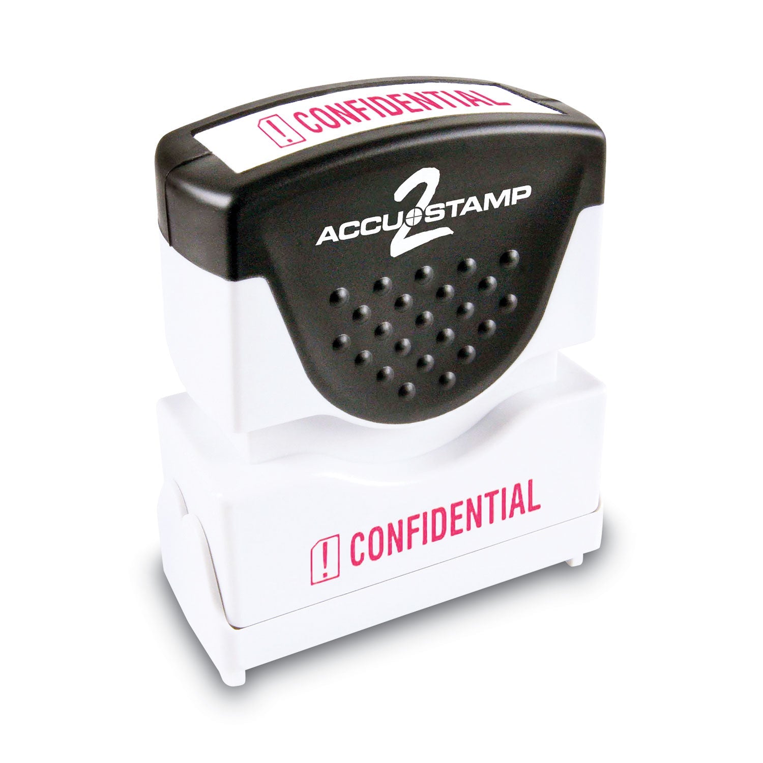 Pre-Inked Shutter Stamp | Red, CONFIDENTIAL