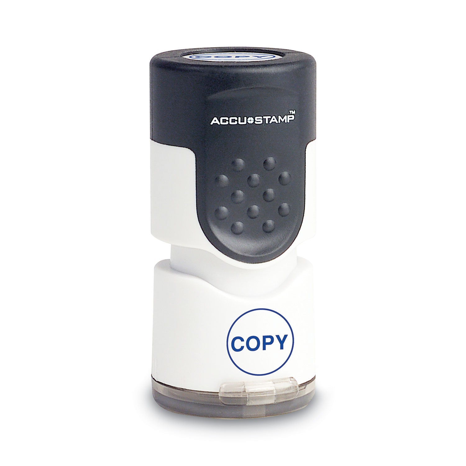 ACCUSTAMP® Pre-Inked Round Stamp, COPY, 0.63" dia, Blue