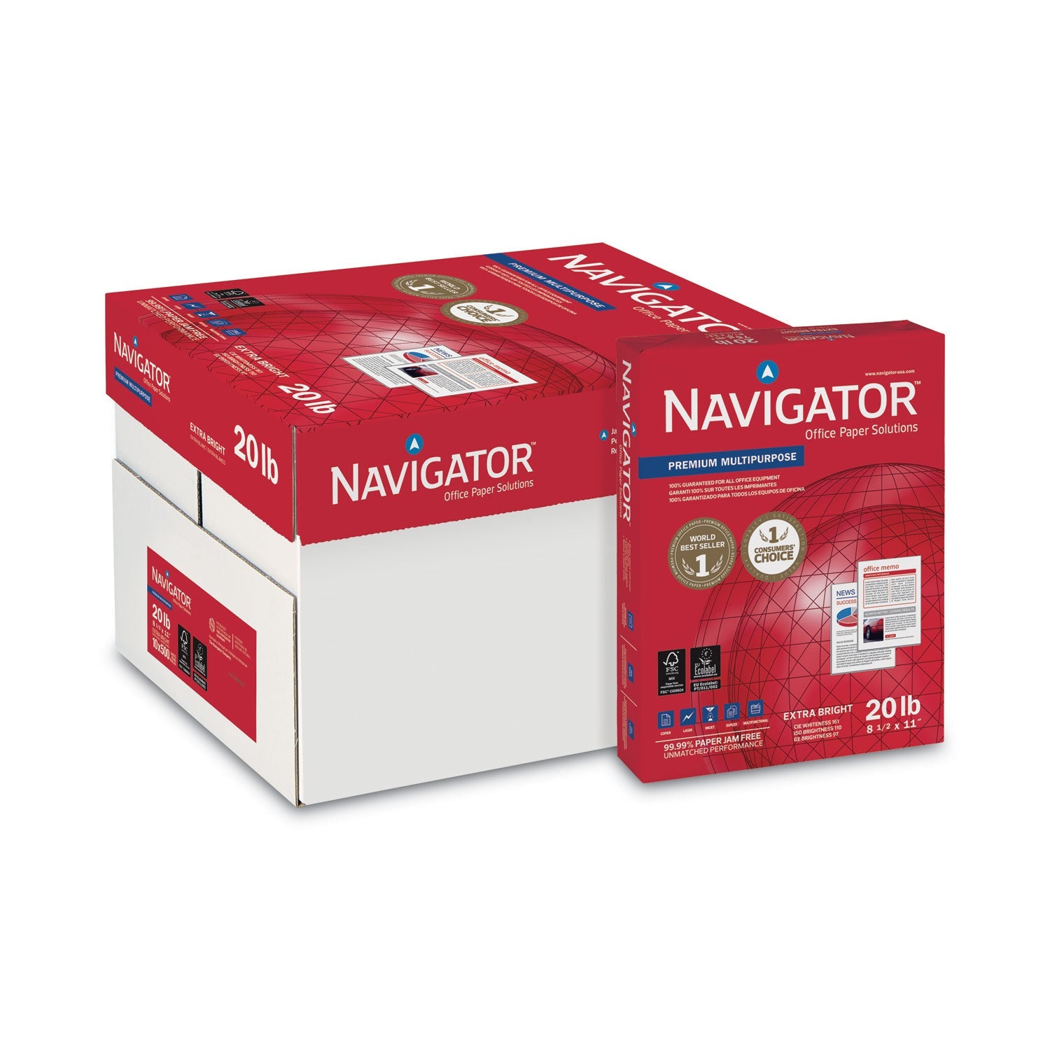 Multipurpose Copy Paper | Navigator® 20lb, Pallet